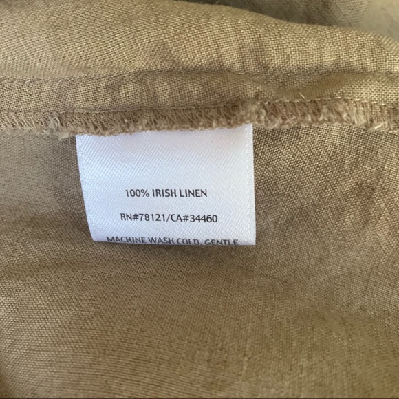 Eileen Fisher linen hooded anorak style jacket - Picture 8 of 12